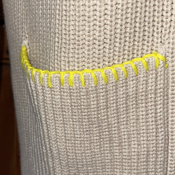 COPY - NWT Kerri Rosenthal Smiley 😊 Face Hooded Cardigan Multicolor Stitching S… - Picture 9 of 17